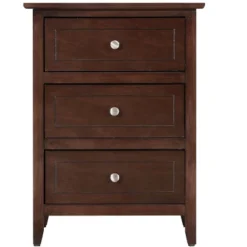 Passion Furniture Daniel 3-Drawer Nightstand (25 In. H X 15 In. W X 19 In. D) -DreamNest Store GUEST 9441146f 889e 49e9 acc2 0f8cdb26a52e