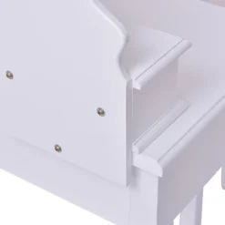 Tangkula Oval Vanity Mirror Dressing Table Beauty Dresser Cosmetics Organizer W/ Cushioned Bench 12 Tangkula Oval Vanity Mirror Dressing Table Beauty Dresser Cosmetics Organizer W/ Cushioned Bench -DreamNest Store GUEST 94e57c47 90b7 447e 8af3 9edd7caf45e3