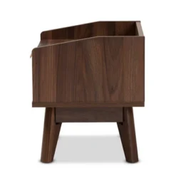 Lena Walnut Finished Wood Nightstand Brown - Baxton Studio -DreamNest Store GUEST 95aec770 4574 4c68 b2f6 d34643e06b6f
