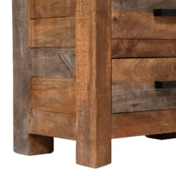 Quinto 5 Drawer Chest Natural Rustic - Furniture Of America -DreamNest Store GUEST 96341f4e 05af 4526 b0de 16fd5601568a