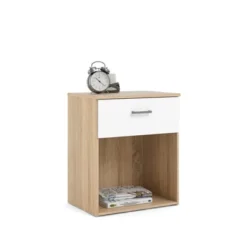 1 Drawer Nightstand In White - Tvilum -DreamNest Store GUEST 9654fb5a edbe 48d0 865c 9468b6c91539