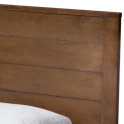 Twin Catalina Modern Classic Mission Style Finished Wood Platform Bed With Trundle - Baxton Studio -DreamNest Store GUEST 96aa402f b34a 476b 9e65 5505b4bab9e5