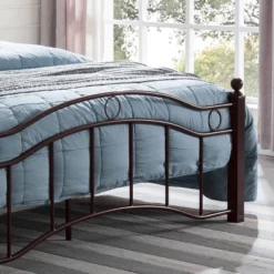 Queen Bouvardia Modern Contemporary Iron Bed - Christopher Knight Home 9 Queen Bouvardia Modern Contemporary Iron Bed - Christopher Knight Home -DreamNest Store GUEST 96b157ad 10a2 46c6 a61d 346326bfa053