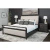 3pc Cindi Sleigh Bedroom Set Gray - Abbyson Living