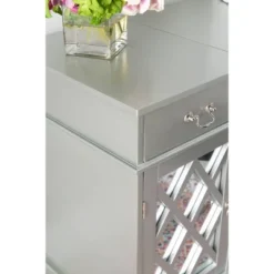 Silver Lattice Vanity Set - Linon -DreamNest Store GUEST 97fea76e b76c 4c2d bd1b 999cd347a45f