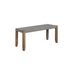 40" Davenport Faux Concrete And Wood Bench Light Amber - Alaterre Furniture 7 40" Davenport Faux Concrete And Wood Bench Light Amber - Alaterre Furniture -DreamNest Store GUEST 986872fd 6215 4571 86ac 4fe23a0204d7