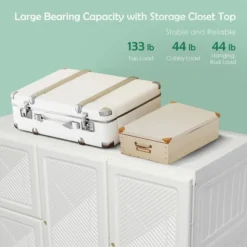 Costway Portable Closet Clothes Foldable Armoire Wardrobe Closet W/10 Cubes, Hanging Rods 15 Costway Portable Closet Clothes Foldable Armoire Wardrobe Closet W/10 Cubes, Hanging Rods -DreamNest Store GUEST 98db26e3 8b8a 4dfe 87b6 c505da351611