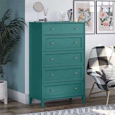 Hillock Tall 5 Drawer Dresser - Room & Joy 1 Hillock Tall 5 Drawer Dresser - Room & Joy