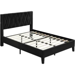 Yaheetech Upholstered Bed Frame With Built-In USB Ports -DreamNest Store GUEST 99a39ba2 63a6 4f75 a972 cec8658ffedb