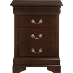 Passion Furniture Louis Philippe 3-Drawer Nightstand (29 In. H X 16 In. W X 21 In. D) -DreamNest Store GUEST 9c5d3ae8 f5b2 4f01 9641 1c89370bac67