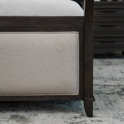 4pc Cindi Sleigh Bedroom Set Gray - Abbyson Living 13 4pc Cindi Sleigh Bedroom Set Gray - Abbyson Living - Image 13