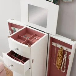 Makenzie Jewelry Armoire White - Powell Company -DreamNest Store GUEST 9d37bd3b ed88 4dbf a2b4 b24f5d0fa549