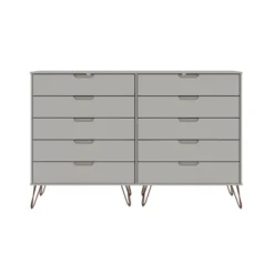 Rockefeller 10 Drawer Double Tall Dresser - Manhattan Comfort -DreamNest Store GUEST 9d797152 bebd 4718 881f 5fa6dc92571a