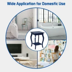 Costway Set Of 2 NightStands Side Table End Table Accent Table W/ Shelf Indigo -DreamNest Store GUEST 9deceb47 e8d6 464c be35 84dca48cbccb