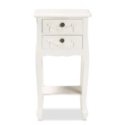 Eliya Wood 2 Drawer Nightstand White - Baxton Studio 11 Eliya Wood 2 Drawer Nightstand White - Baxton Studio -DreamNest Store GUEST 9e472de5 7cfb 4a9b a71a 4e58a69adbf7