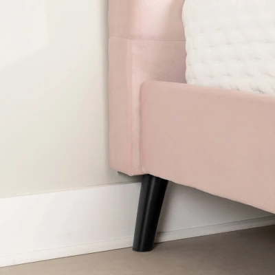 Full Hype Upholstered Bed Set Pale Pink - South Shore 3 Full Hype Upholstered Bed Set Pale Pink - South Shore - Image 3