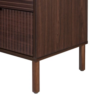 Merk 2 Drawer Nightstand - Sango 5 Merk 2 Drawer Nightstand - Sango - Image 5