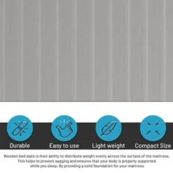 Continental Sleep, 0.75-Inch Standard Mattress Support Wooden Bunkie Board/Slats With Covered -DreamNest Store GUEST 9f51a2cc e651 40de 8b76 9edc21400eca