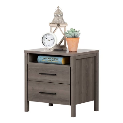Gravity 2 Drawer Nightstand - South Shore 7 Gravity 2 Drawer Nightstand - South Shore - Image 7