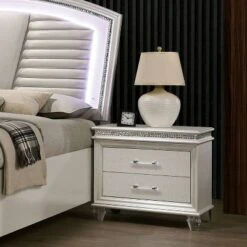 3pc California King Granite Bedroom Set With Nightstand And Chest Pearl White - HOMES: Inside + Out -DreamNest Store GUEST 9fad3516 e8b4 4416 be36 998177ab3706