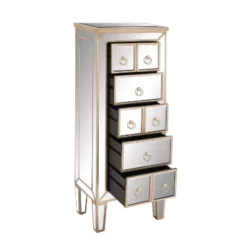 Glam Mirrored Tall 8 Drawer Chest Beige - Olivia & May -DreamNest Store GUEST a100c28c 5b66 4307 aa8b 09fe44e97e4c