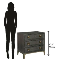 Hekman 23863 Hekman Triple Drawer Night Stand 2-3863 Edgewater