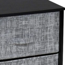 Sorbus Nightstand With Drawers For Home Bedroom And More Gray/Black -DreamNest Store GUEST a16dbc60 b341 4d71 ba0d 11f3210a1713