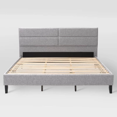 King Bellevue Upholstered Panel Bed - CorLiving 9 King Bellevue Upholstered Panel Bed - CorLiving - Image 9