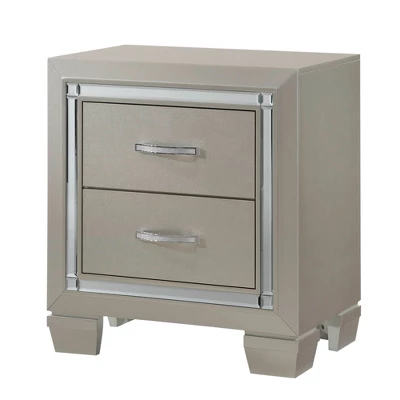 Glamour Youth Nightstand Champagne - Picket House Furnishings 1 Glamour Youth Nightstand Champagne - Picket House Furnishings