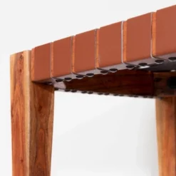 Balka Woven Leather Bench Brown - South Shore -DreamNest Store GUEST a1963f25 ec25 43ce b8c3 f5730e9d440b