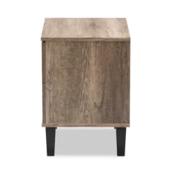 Swanson Modern And Contemporary Wood 2 - Drawer Nightstand - Light Brown - Baxton Studio -DreamNest Store GUEST a1c6abaf 5303 4c63 b1a7 a0fb9d3339ed