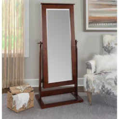Chiara Cheval Mirror/Jewelry Wardrobe Walnut - Powell Company -DreamNest Store GUEST a215a97f d5b6 49c3 abcc 5ab36252ba31