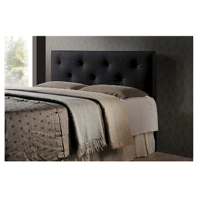 Kirchem Upholstered Headboard - Baxton Studio 1 Kirchem Upholstered Headboard - Baxton Studio