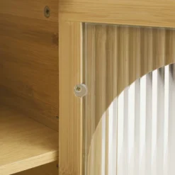 Organnice Single Door Nightstand, Bamboo Bedside Table -DreamNest Store GUEST a3617fa9 6717 4257 8ba1 757af8966e00