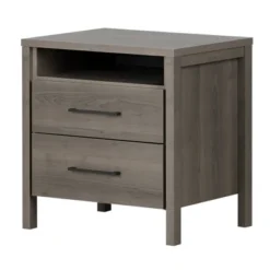 Gravity 2 Drawer Nightstand - South Shore 18 Gravity 2 Drawer Nightstand - South Shore -DreamNest Store GUEST a3fa9ee7 8eb9 43a1 9db4 77ecbd8d04c8