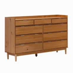 Mid-Century Modern Solid Wood 9 Drawer Horizontal Dresser - Saracina Home 20 Mid-Century Modern Solid Wood 9 Drawer Horizontal Dresser - Saracina Home -DreamNest Store GUEST a5d5644c 70fb 4098 a150 33db6395ee8f