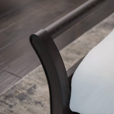 5pc Cindi Sleigh Bedroom Set Gray - Abbyson Living 3 5pc Cindi Sleigh Bedroom Set Gray - Abbyson Living - Image 3