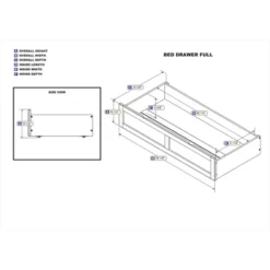 Full Foot Drawer White - AFI -DreamNest Store GUEST a720c954 0b05 438f 8cdf ef4016a95230 2