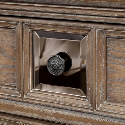 6pc Lellen Bedroom Set Beige/Rustic Natural Tone - HOMES: Inside + Out 12 6pc Lellen Bedroom Set Beige/Rustic Natural Tone - HOMES: Inside + Out - Image 12