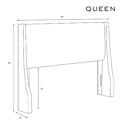 Diamond Tufted Nail Button Wingback Headboard - Skyline Furniture 6 Diamond Tufted Nail Button Wingback Headboard - Skyline Furniture - Image 6