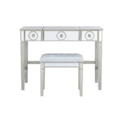 Madison Silver Vanity Set Silver - Linon -DreamNest Store GUEST a7ba4f29 3596 4723 b0df f87257dee022