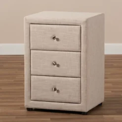 Tessa 3 Drawer Nightstand - Baxton Studio -DreamNest Store GUEST a8b51e33 a8a8 45a3 8a24 178540439697
