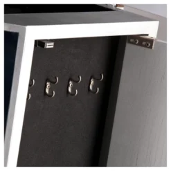 Melanie 7 Drawer Glam Jewelry Armoire Mirrored/Brushed - Aiden Lane -DreamNest Store GUEST a92f638c ff59 4fa0 940a 4108c6d61eb2