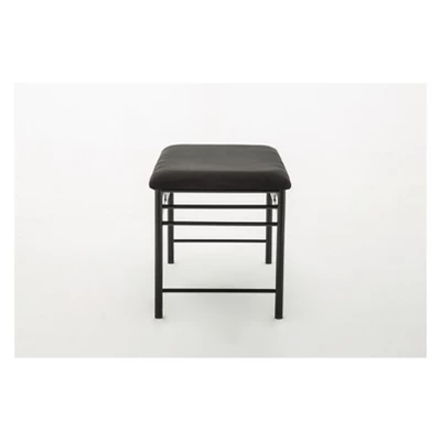 2pc Gareth Breakfast Nook Dining L Chair & Bench Black ( ) - Boraam 7 2pc Gareth Breakfast Nook Dining L Chair & Bench Black ( ) - Boraam - Image 7