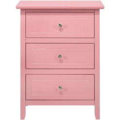 Passion Furniture Daniel 3-Drawer Nightstand (25 In. H X 15 In. W X 19 In. D) -DreamNest Store GUEST a9b1de3c 56d3 42aa 9c5a 7c15d497c539