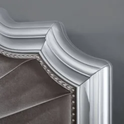 3pc Queen Bentlee Bedroom Set With 2 Nightstands Silver/Warm Gray - HOMES: Inside + Out -DreamNest Store GUEST aab7c0d0 f15b 454a 93bc 58ee873e1444