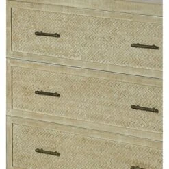 Crestmore Danko Three Drawer Chest Distressed White - StyleCraft