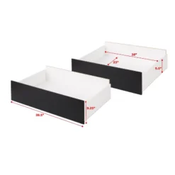 Set Of 2 Select Storage Drawers On Wheels - Prepac -DreamNest Store GUEST ab61db3e 4f40 42c3 aade b5414e63d18d