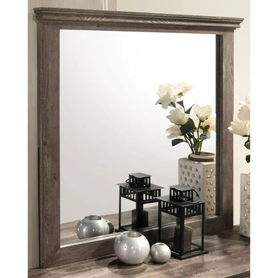 2pc Jacobia 6 Drawer Dresser And Mirror Set Gray - HOMES: Inside + Out 3 2pc Jacobia 6 Drawer Dresser And Mirror Set Gray - HOMES: Inside + Out - Image 3