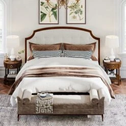 Costway Side End Table With Drawer Storage Shelf Classic Accents Nightstand Walnut Elliptical -DreamNest Store GUEST abca19d4 659e 407b a2f9 7e09fcff3aca